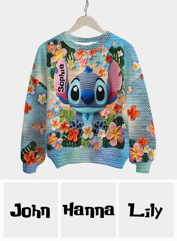 Ohana Means Family - Personalized Ohana Ugly Sweater