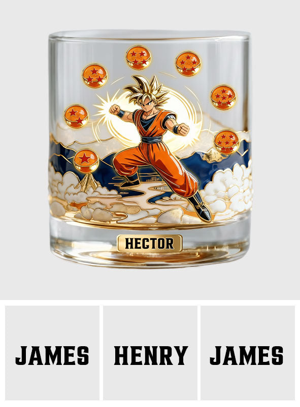 Strongest Fighter - Personalized Seven Balls Whiskey Decanter Set