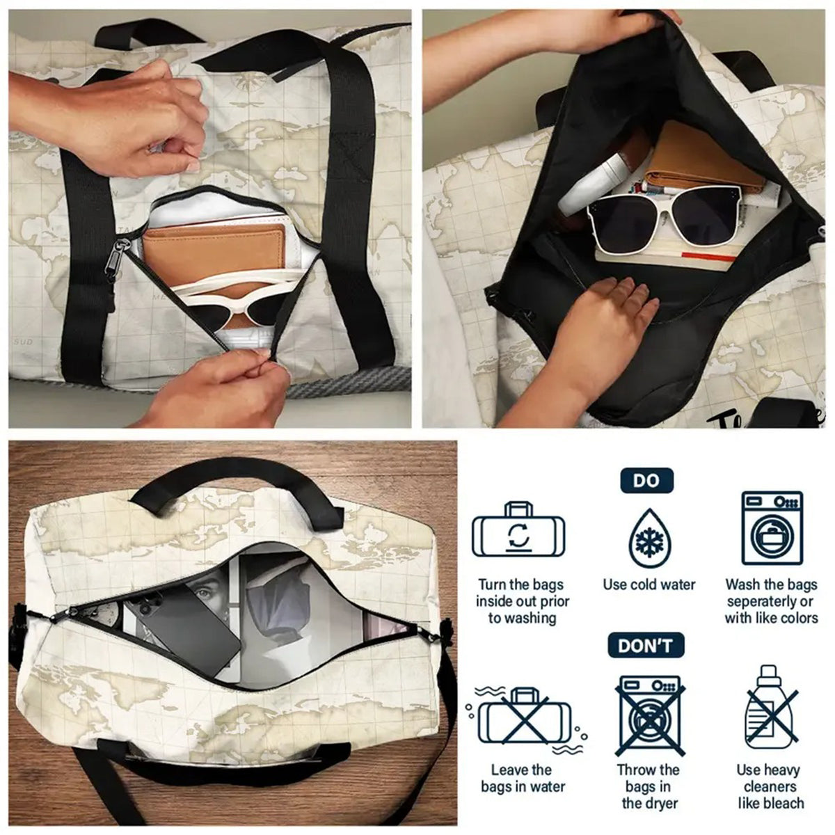 Proud Veteran - Personalized Veteran Duffle Bag