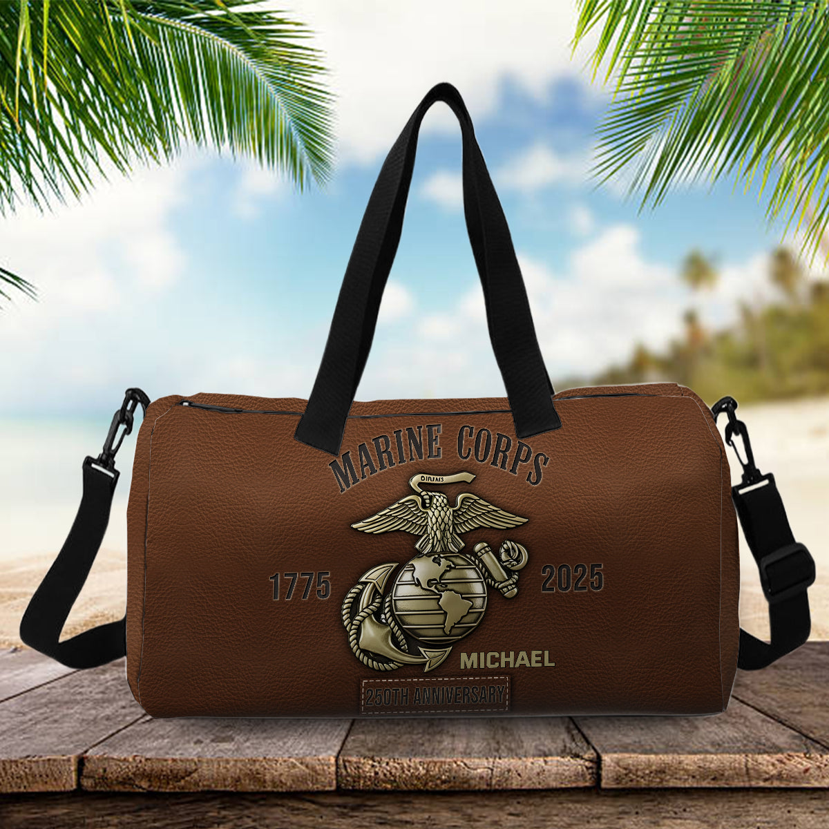 Proud Veteran - Personalized Veteran Duffle Bag