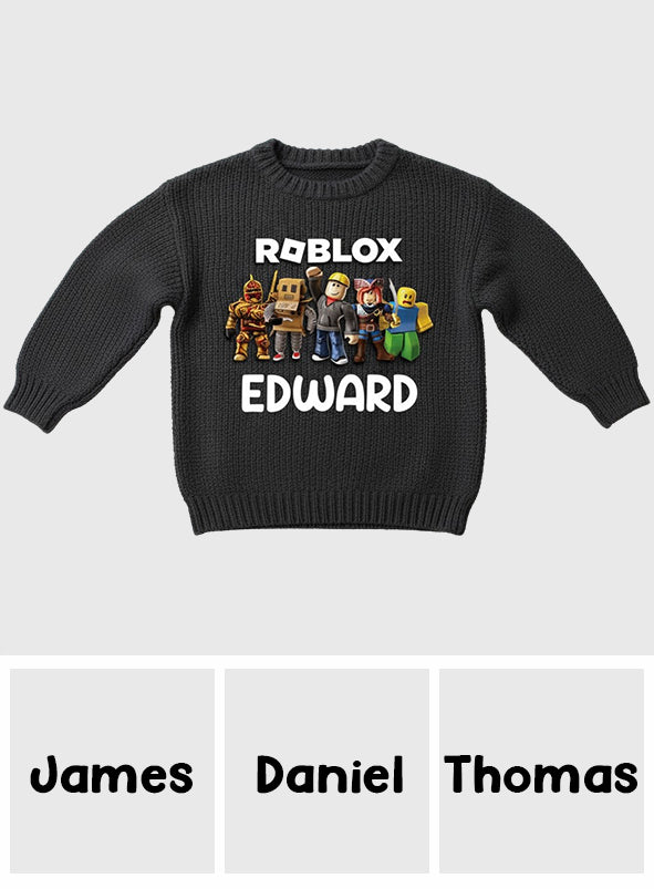 Role Play Game - Personalized 3D Gaming Ugly Sweater