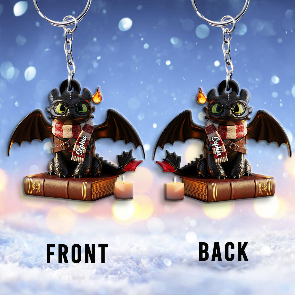 Dragon Book - Personalized Keychain