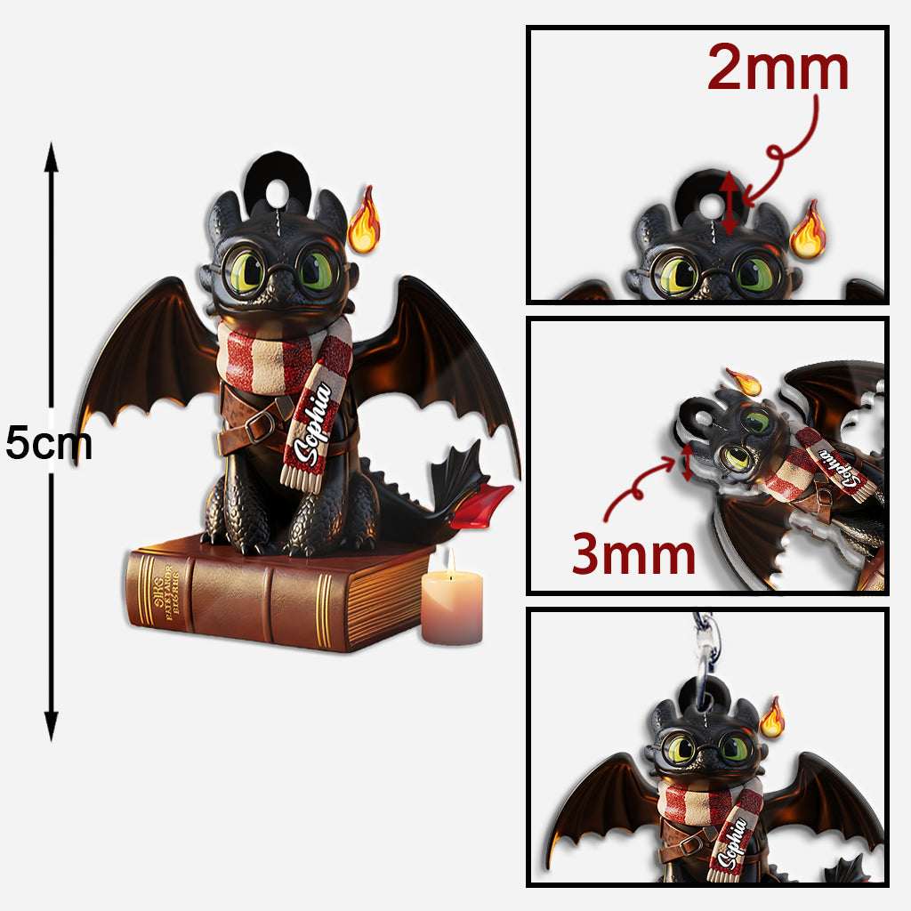 Dragon Book - Personalized Keychain