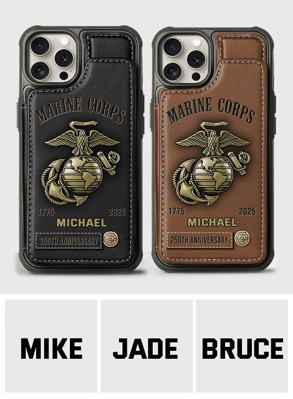 250th Anniversary - Personalized Veteran Wallet Phone Case