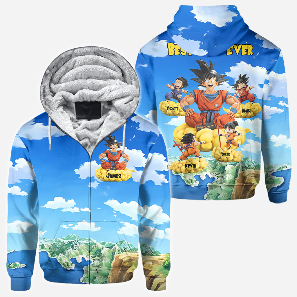 Gift For Father Strong Dad - Personalized Seven Balls All Over Shirt