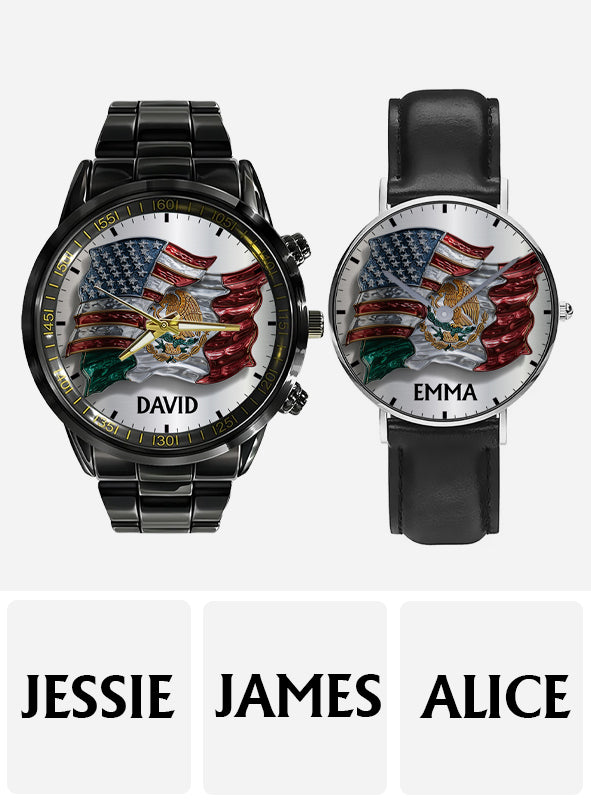 My Roots, My Timepiece - Personalized Expats Hand Watch
