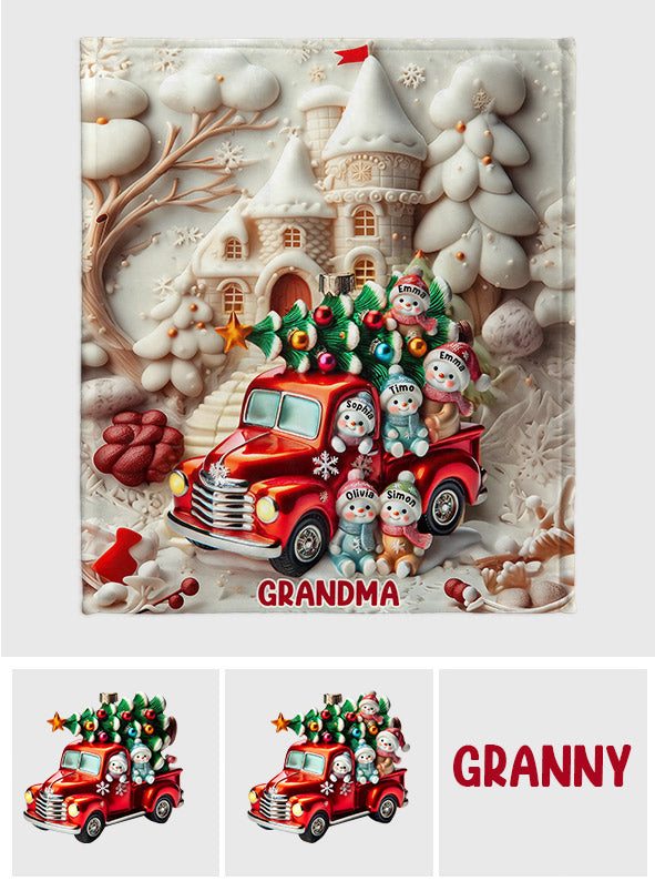 Nana's Cuties - Personalized Grandma Blanket