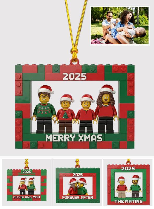 Merry Christmas To Family - Personalized Family Ornament