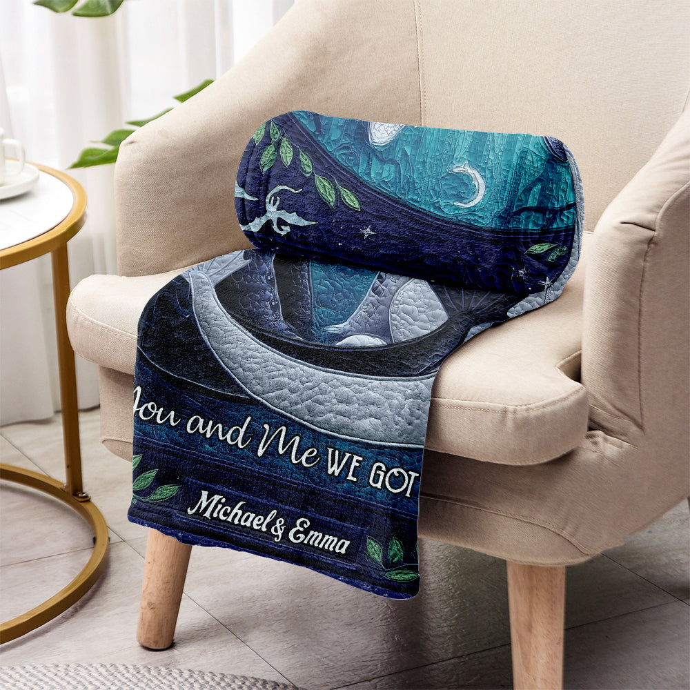 You And Me We Got This - Personalized Mouse Blanket