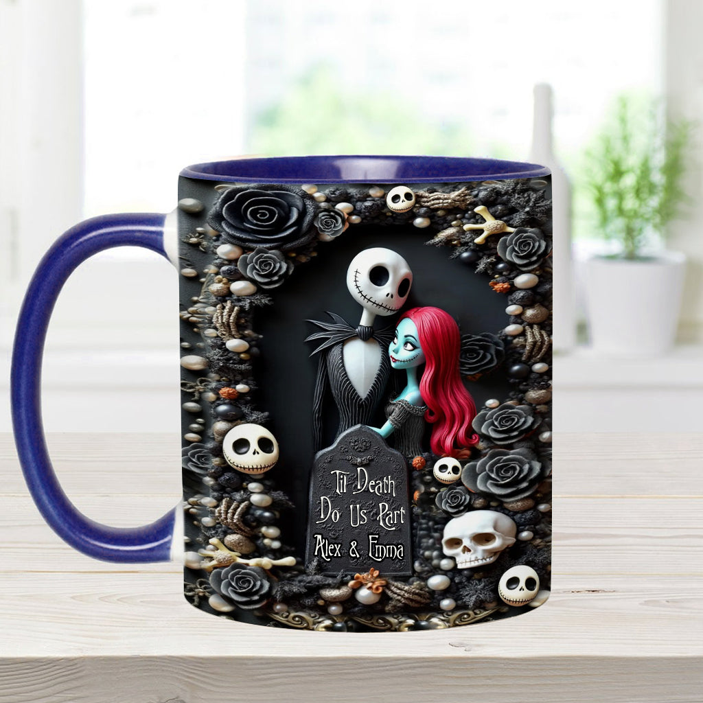Till Death Do Us Part - Personalized Nightmare Accent Mug