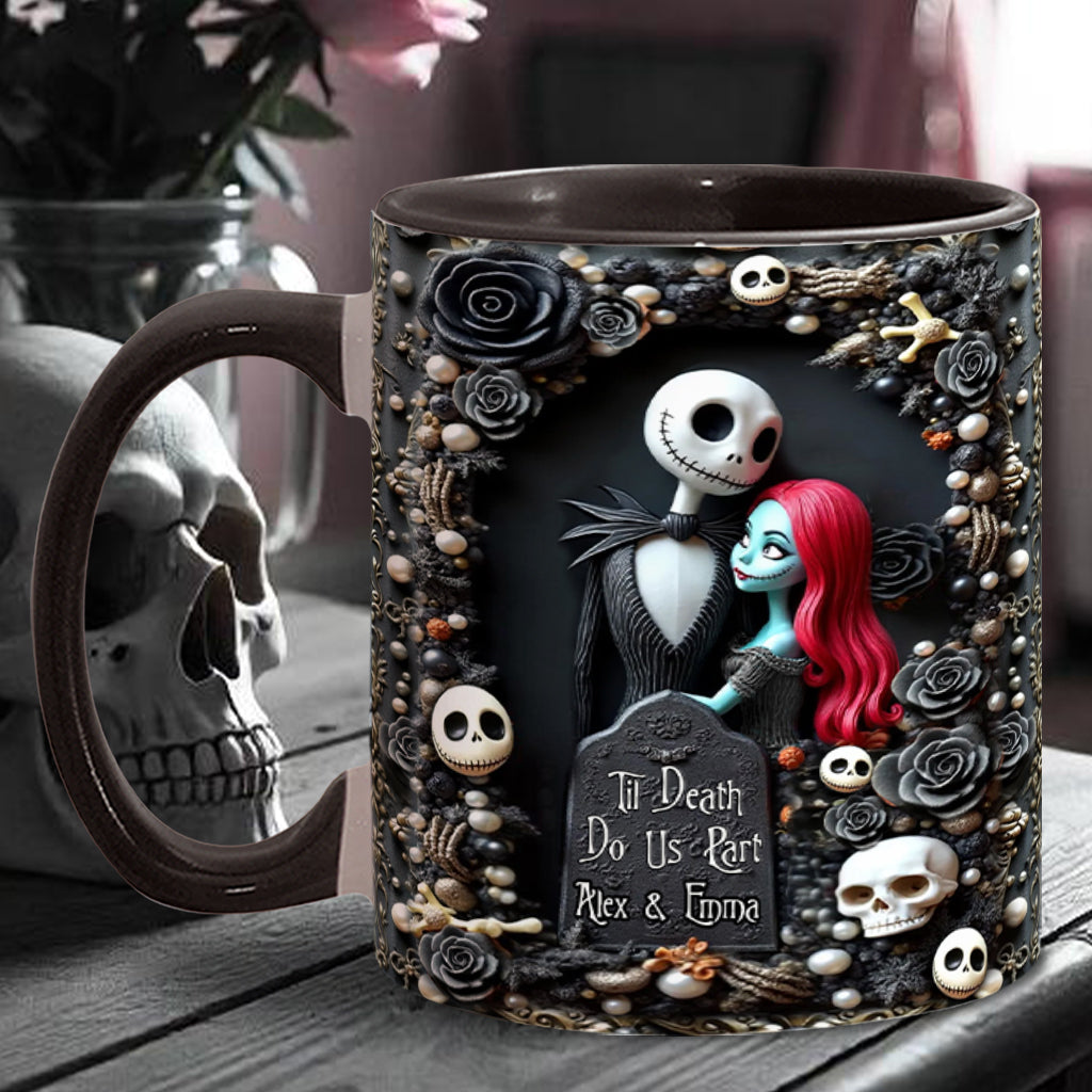 Till Death Do Us Part - Personalized Nightmare Accent Mug