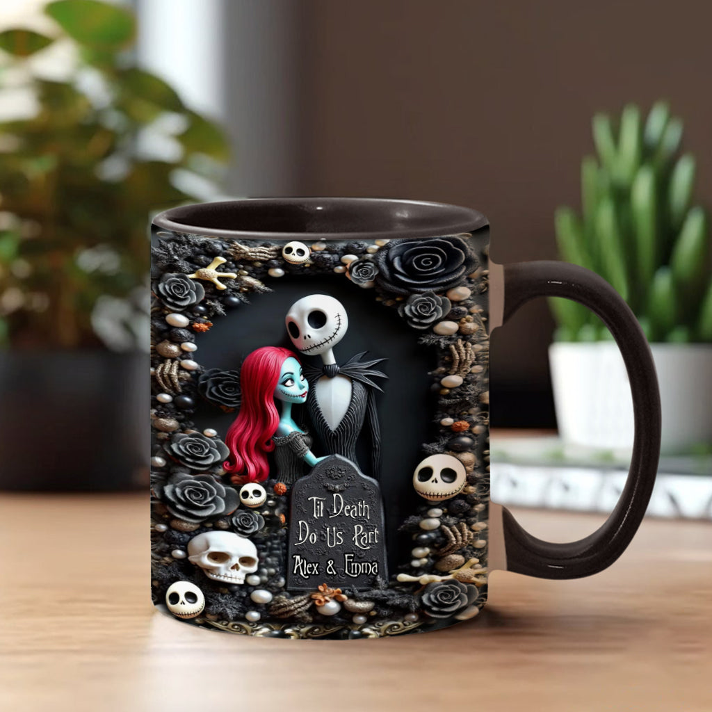Till Death Do Us Part - Personalized Nightmare Accent Mug