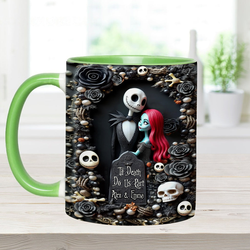 Till Death Do Us Part - Personalized Nightmare Accent Mug
