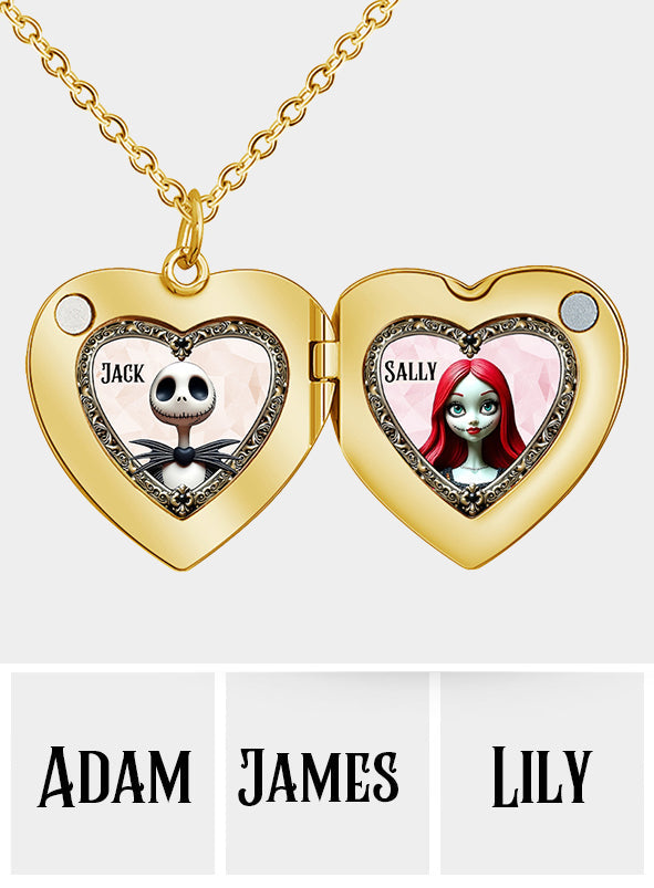 Till Death Do Us Part - Personalized Nightmare Locket Pendant Necklace
