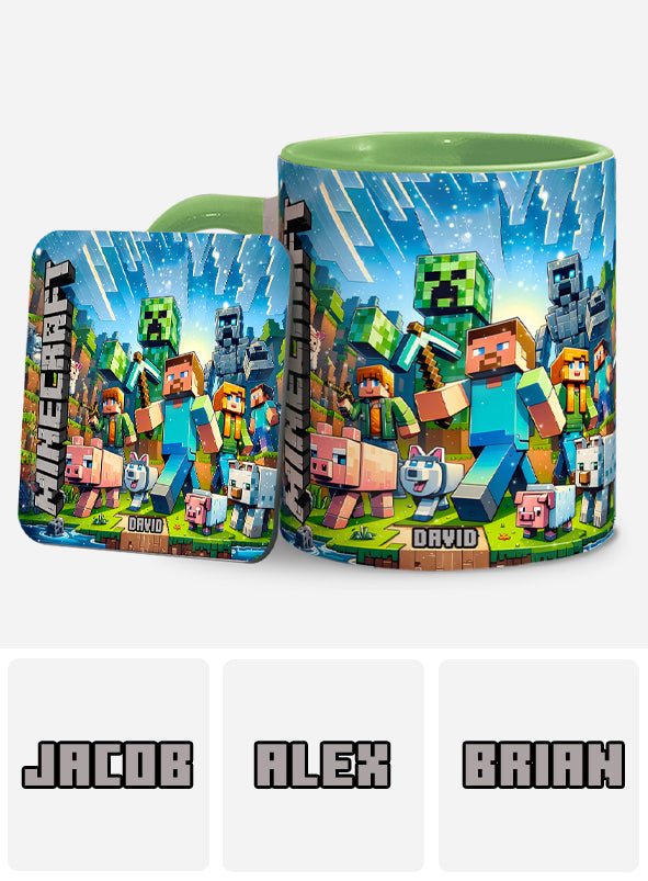 My Favorite - Personalized Block World Accent Mug