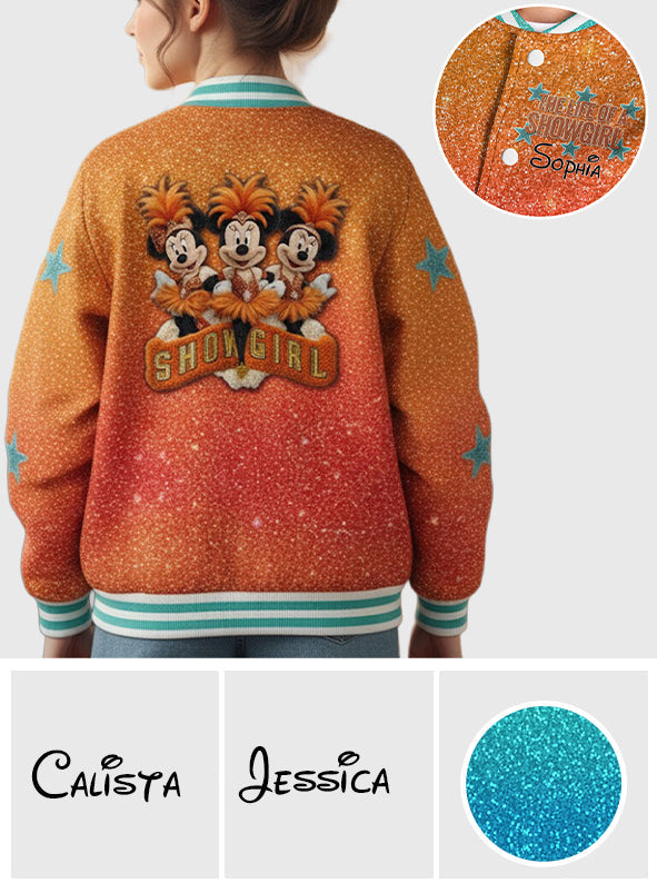 Magical Showgirl - Personalized Mouse Varsity Jacket