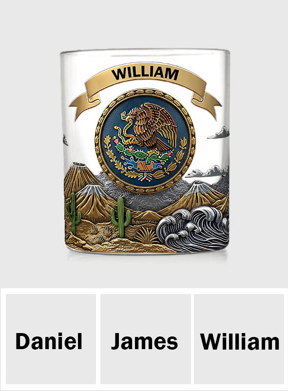 Proud Mexico - Personalized Expats Whiskey Glass