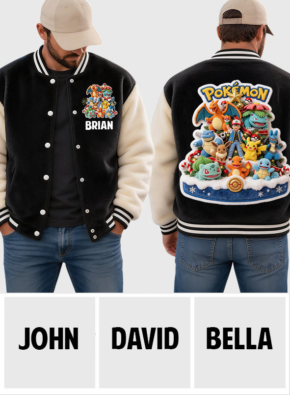 Catch You All - Personalized Monster Trainer Varsity Jacket