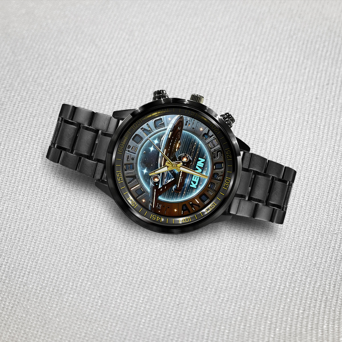 Live Long And Prosper - Personalized Star Fleet Hand Watch