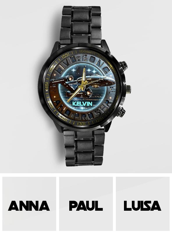 Live Long And Prosper - Personalized Star Fleet Hand Watch