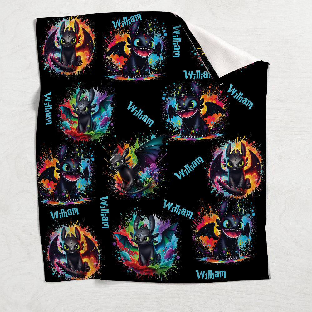 Soul Of A Dragon - Personalized Blanket