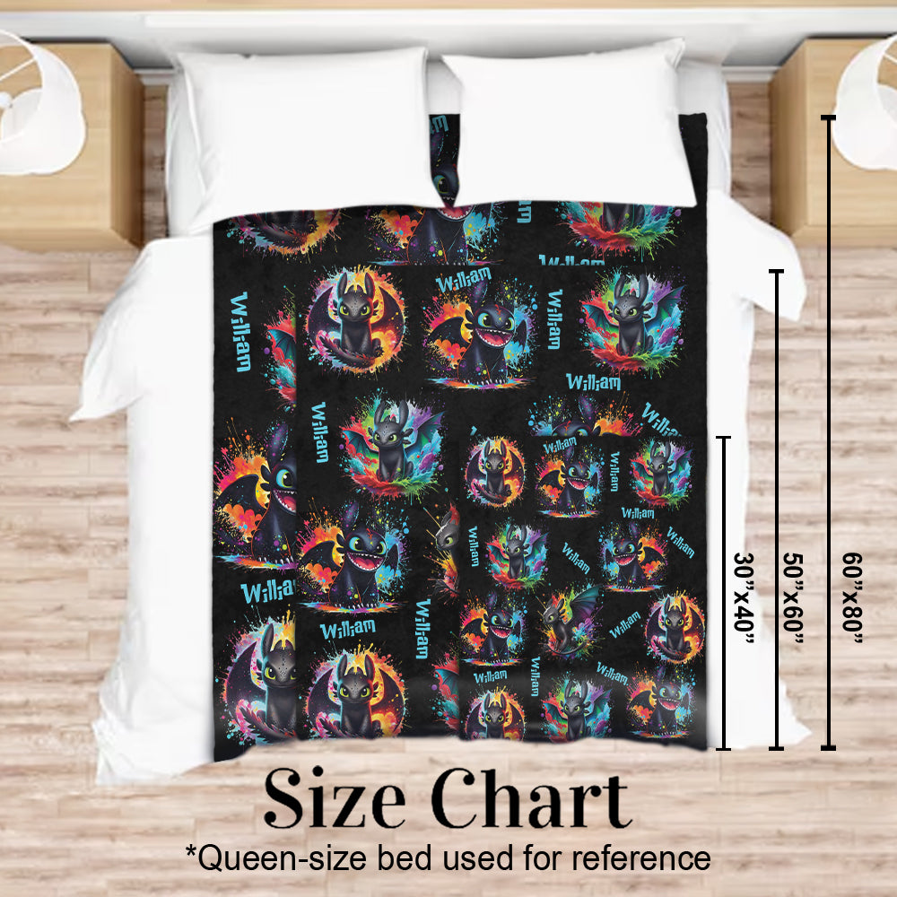 Soul Of A Dragon - Personalized Blanket