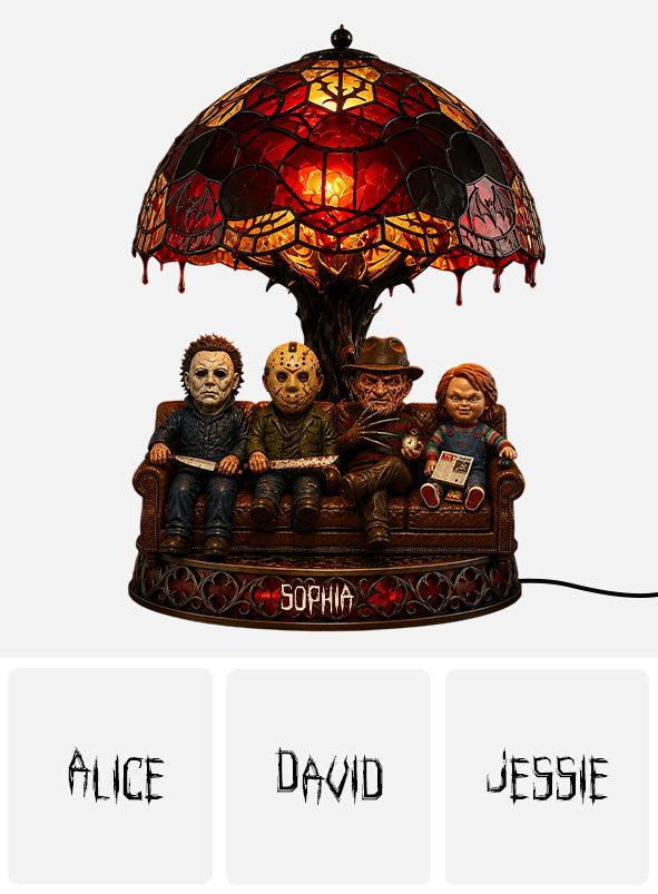 Scary Night - Personalized Horror Character Acrylic LED Night Light