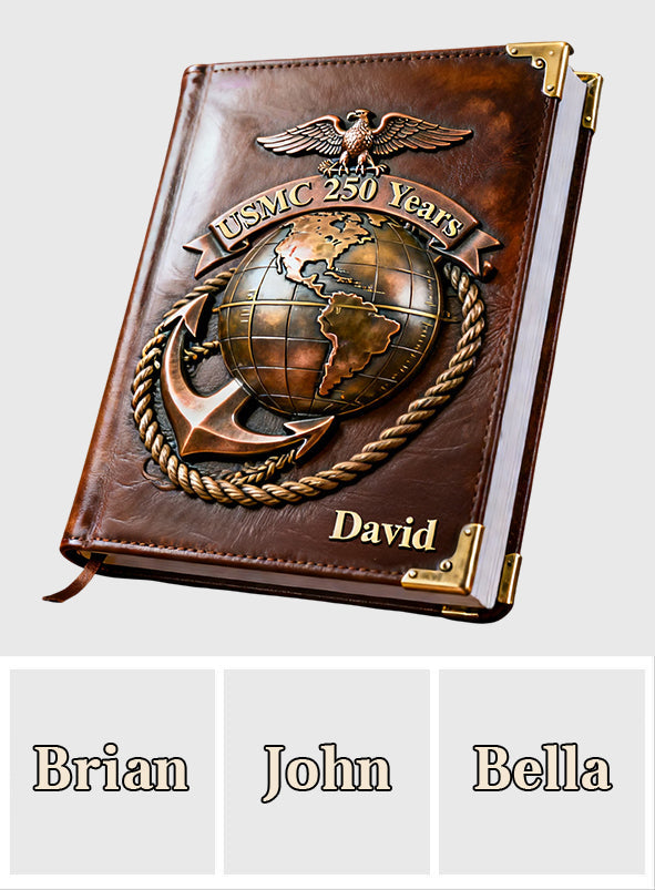 250th Anniversary - Personalized Veteran Leather Journal