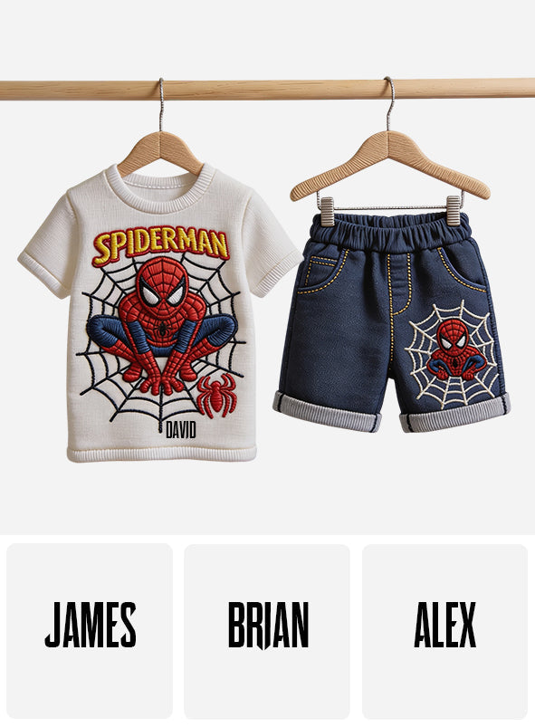 Spider Friend - Personalized Spider-Verse Kid T-shirt & Shorts