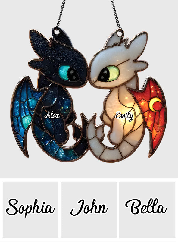 You And Me We Got This - Personalized Mouse Window Hanging Suncatcher Ornament