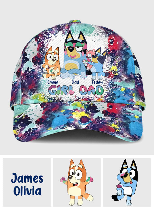Girl Dad - Personalized Father Classic Cap