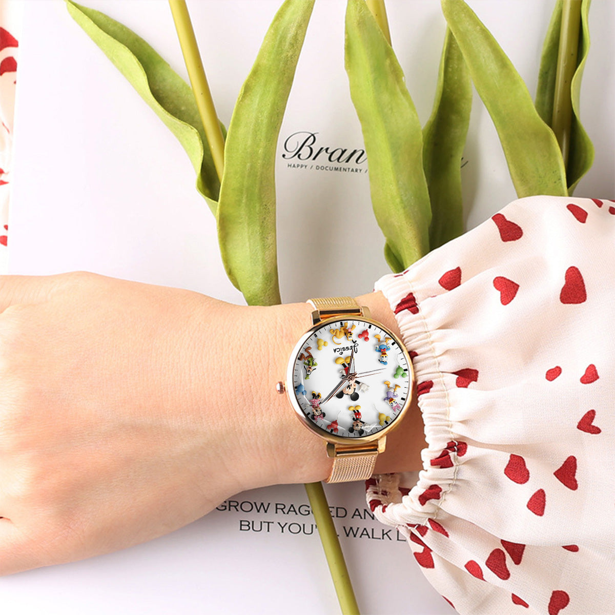 Magical Moments - Personalized Mouse Women Hand Watch