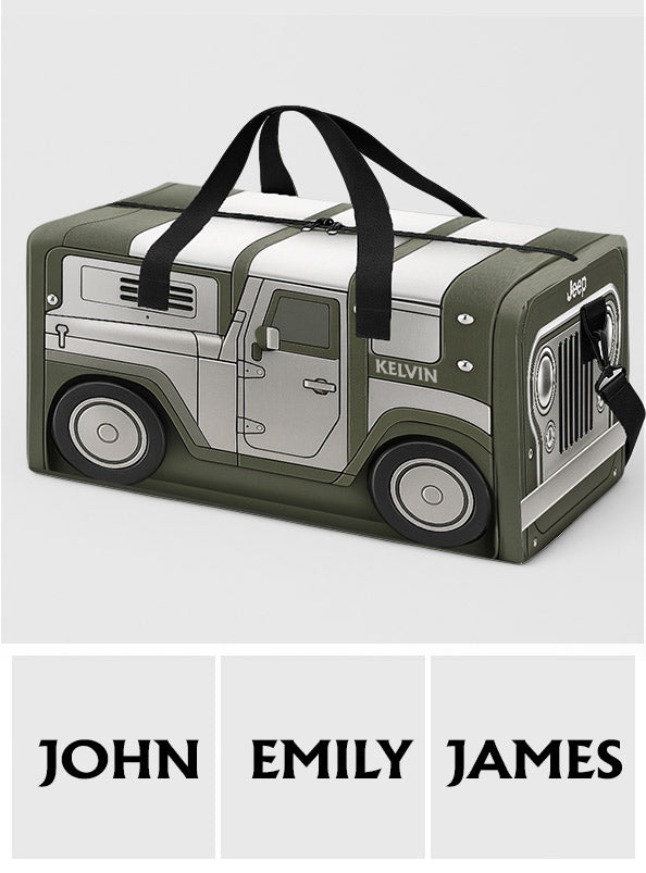 The Overland Voyager - Personalized Car Duffle Bag