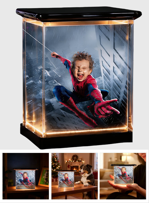 Spider The Man - Personalized Spider 3D Memory Box