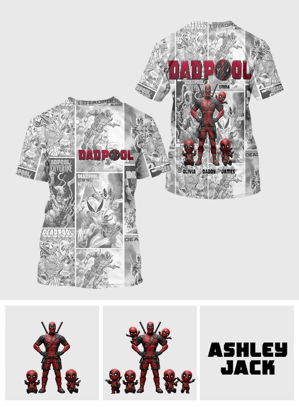 The Best Team Gift For Dad, Grandpa - Personalized Father All Over Shirt