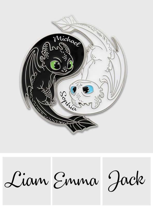 You're The Ying To My Yang - Personalized Pin