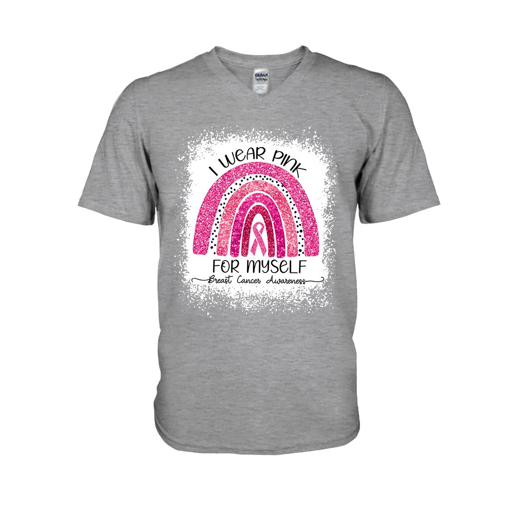 I Wear Pink For Myself - Breast Cancer Awareness T-shirt and Hoodie 102021