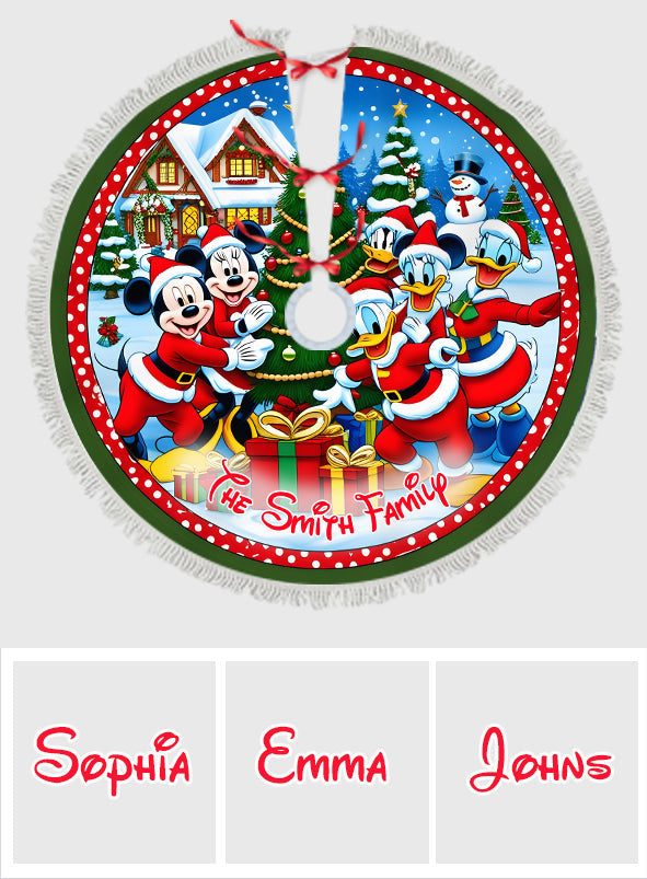 Magic Christmas - Personalized Mouse Tree Skirt