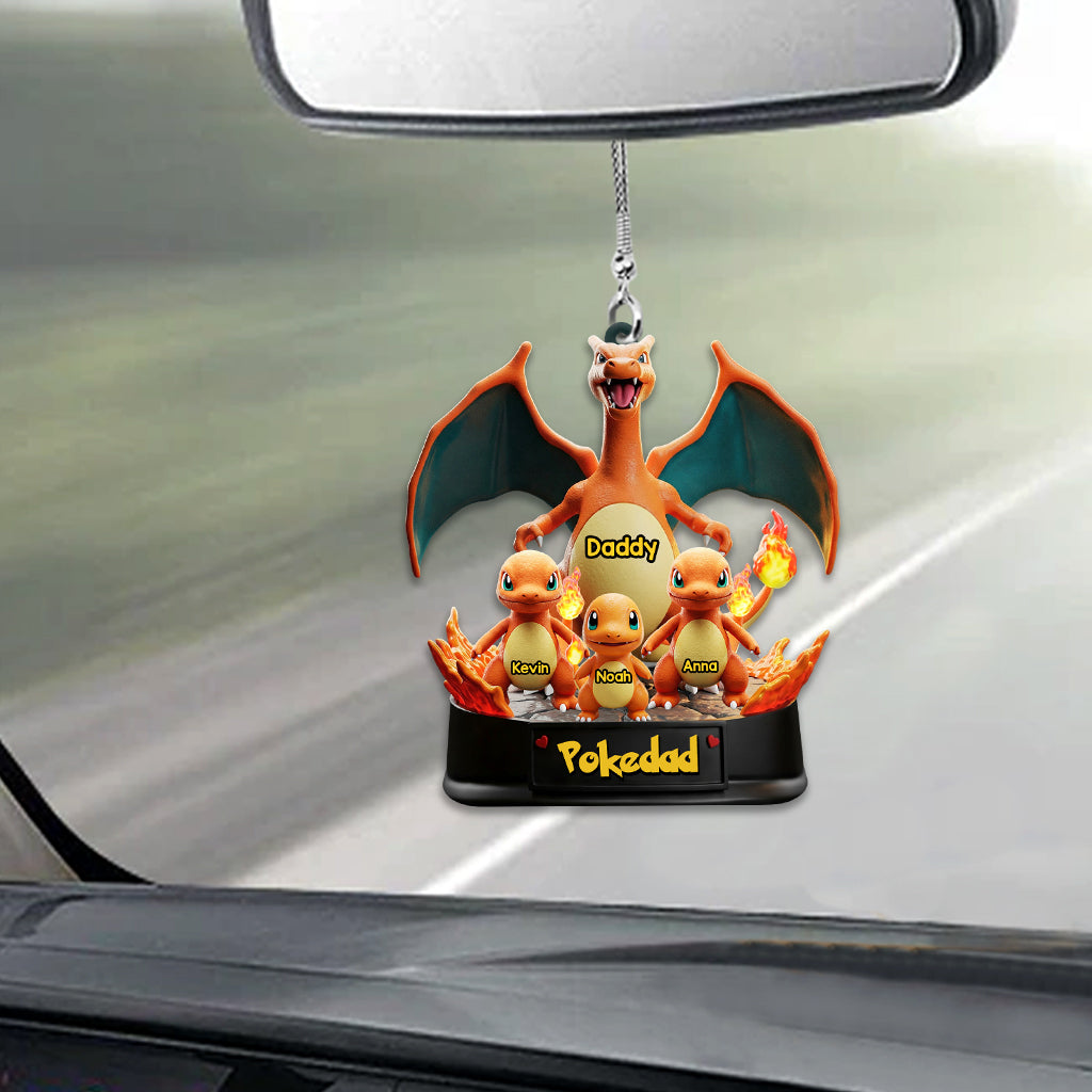 Gamer Dad - Personalized Monster Trainer Car Ornament