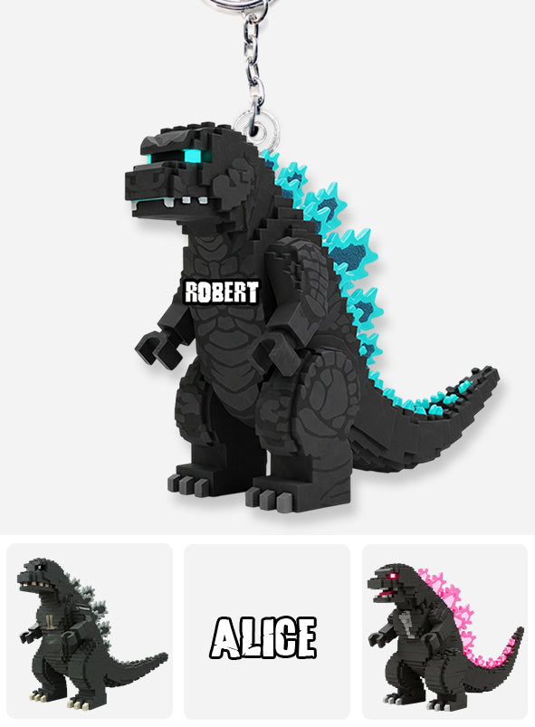 Atomic Bomb Creature - Personalized Giant Monster Keychain