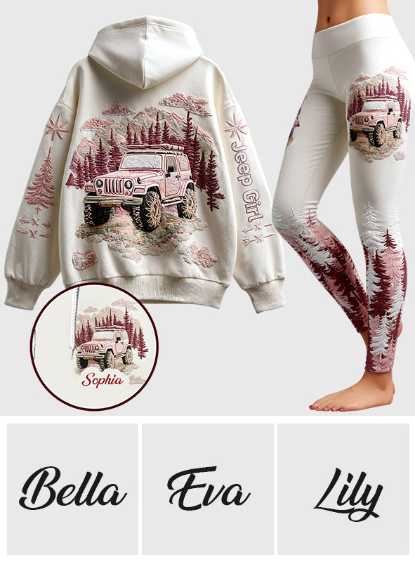 Off-Road Adventure - Personalized Car Hoodie and Leggings