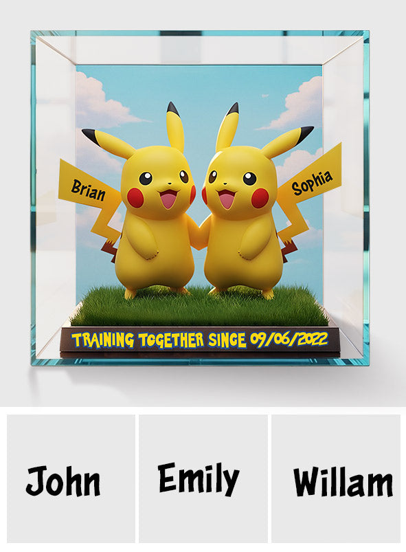 Training Together - Personalized Monster Trainer Custom Shaped Acrylic Plaque