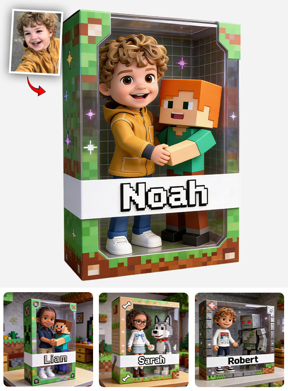 Custom Any Photo - Personalized Block World Custom Shaped Acrylic Plaque