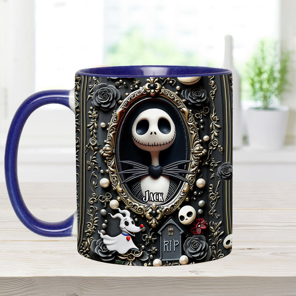 Till Death Do Us Part - Personalized Nightmare Accent Mug