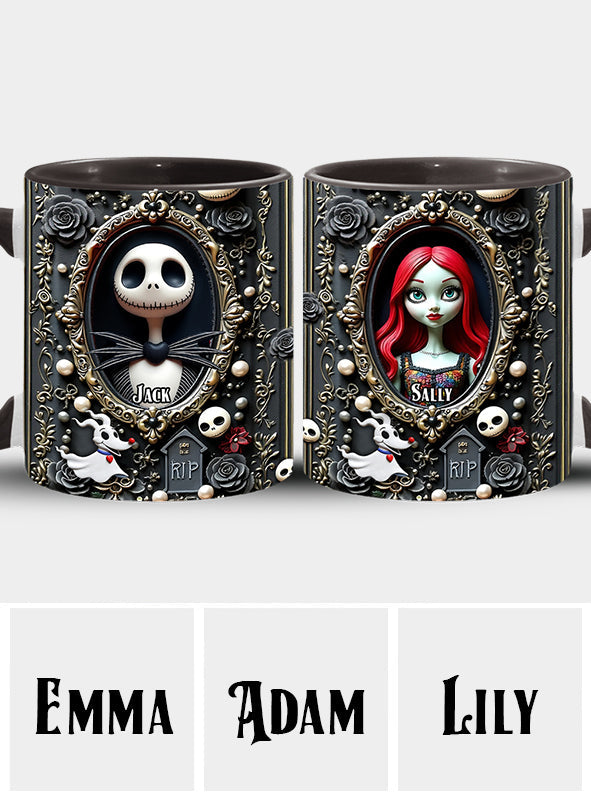 Till Death Do Us Part - Personalized Nightmare Accent Mug