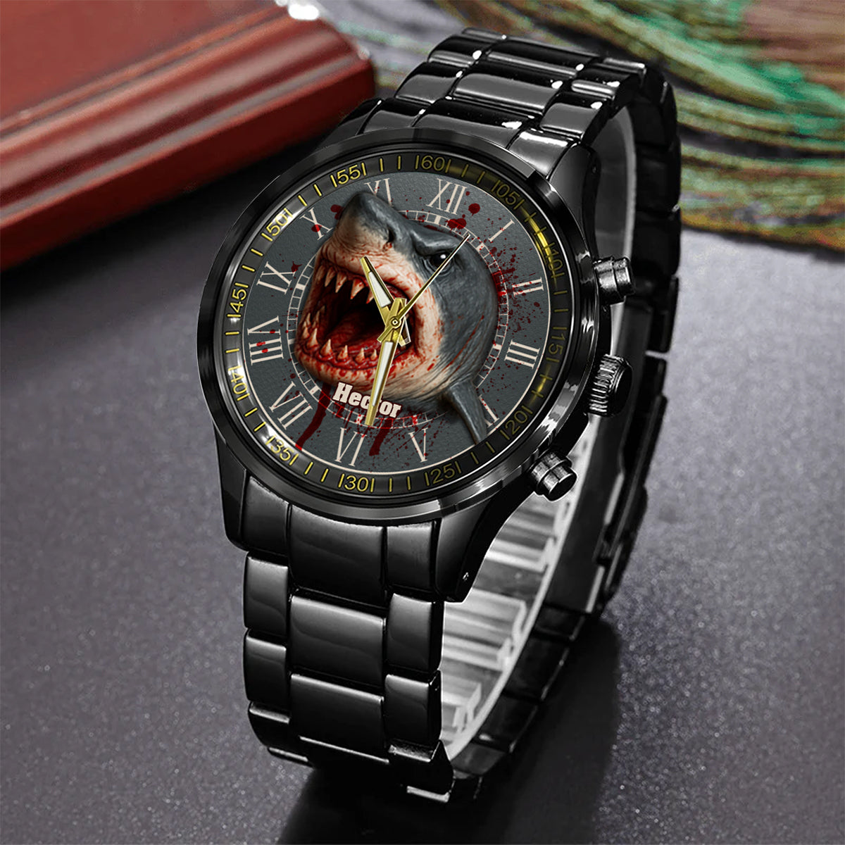Scary Shark - Personalized Hand Watch