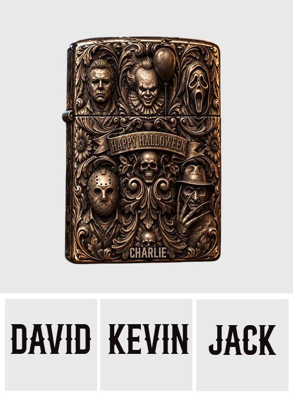 Happy Halloween - Personalized Horror Character Lighter