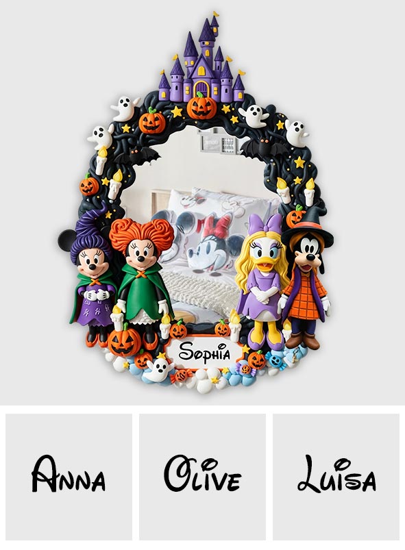 Spooky Season - Personalized Mouse Wall Hanging Mirror