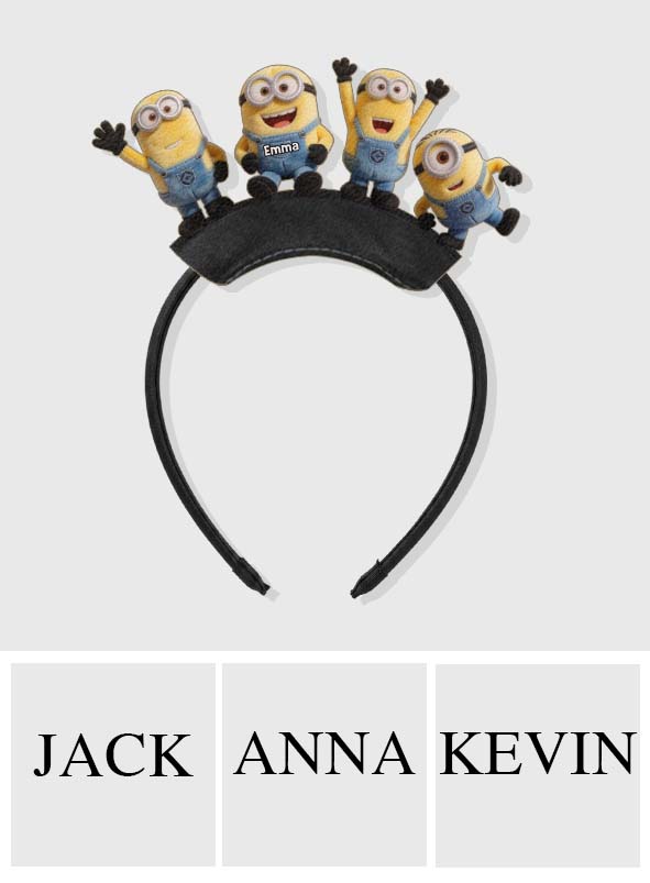 Funny Friends - Personalized Shaped Leather Headband
