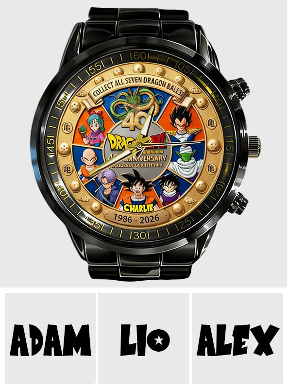 40th Anniversary - Personalized Seven Balls Hand Watch